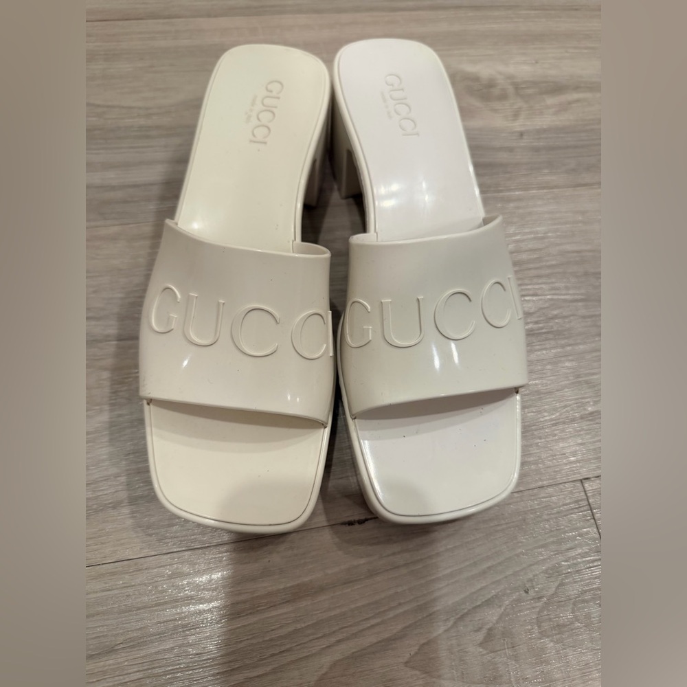 Gucci Jelly Heel Sandals